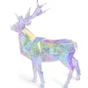 Gifi Renne XL plastique transparent effet holographique H145cm^ Décoration Extérieure De Noël