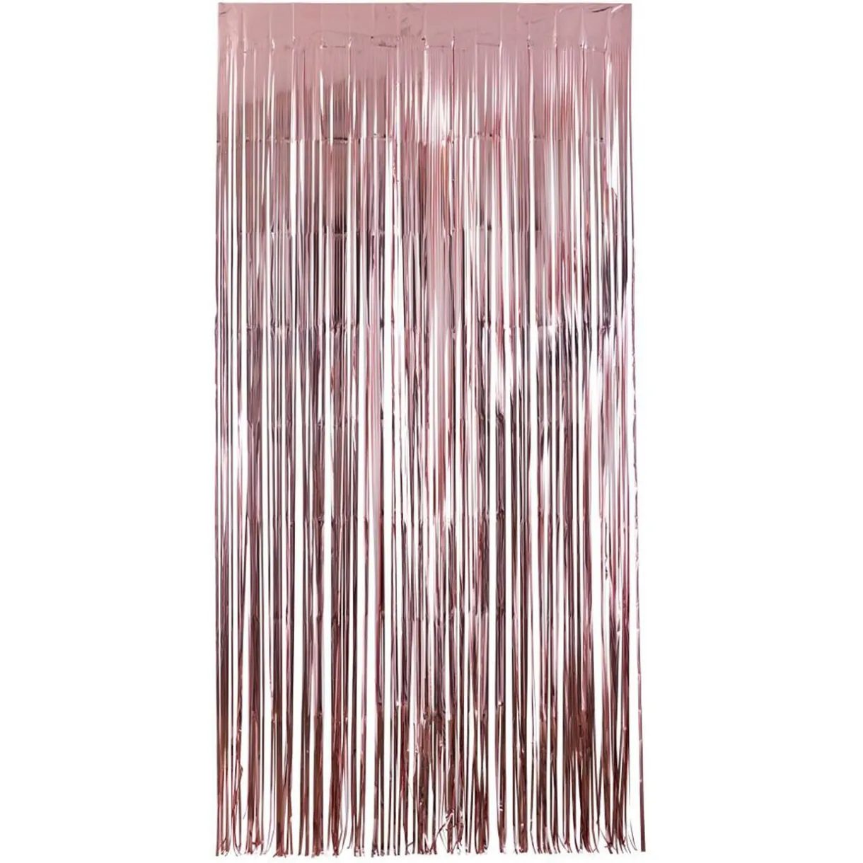 Gifi Rideau à franges 200x100cm rose