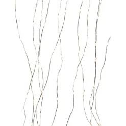 Gifi Rideau lumineux 12 descentes 180 micro LED blanc chaud fixe^ Décoration Extérieure De Noël