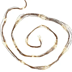 Gifi Rideau lumineux 12 descentes 180 micro LED blanc chaud fixe^ Décoration Extérieure De Noël