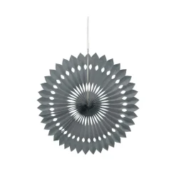 Discount Gifi Rosace papier à suspendre grise