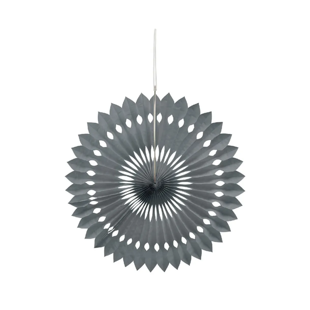 Discount Gifi Rosace papier à suspendre grise