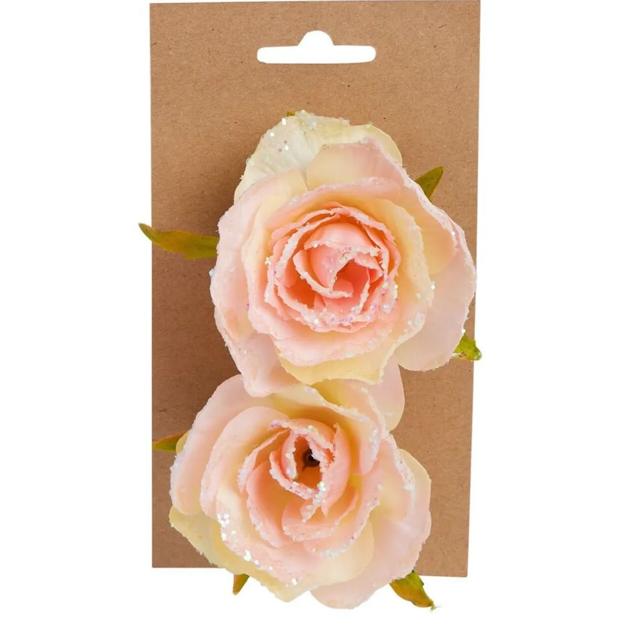 Gifi Rose à clipser x2 - Ø5x9,5cm^ Décoration Sapin