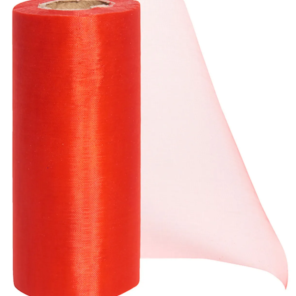 Sale Gifi Rouleau organza rouge 25 m