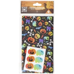 Clearance Gifi Sac à bonbons Halloween x6 avec sticker