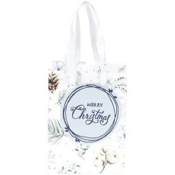 Gifi Sac cadeau Noël Jardin d'Hiver L14X6 cm^ Loisirs Créatifs Et Emballage Cadeau