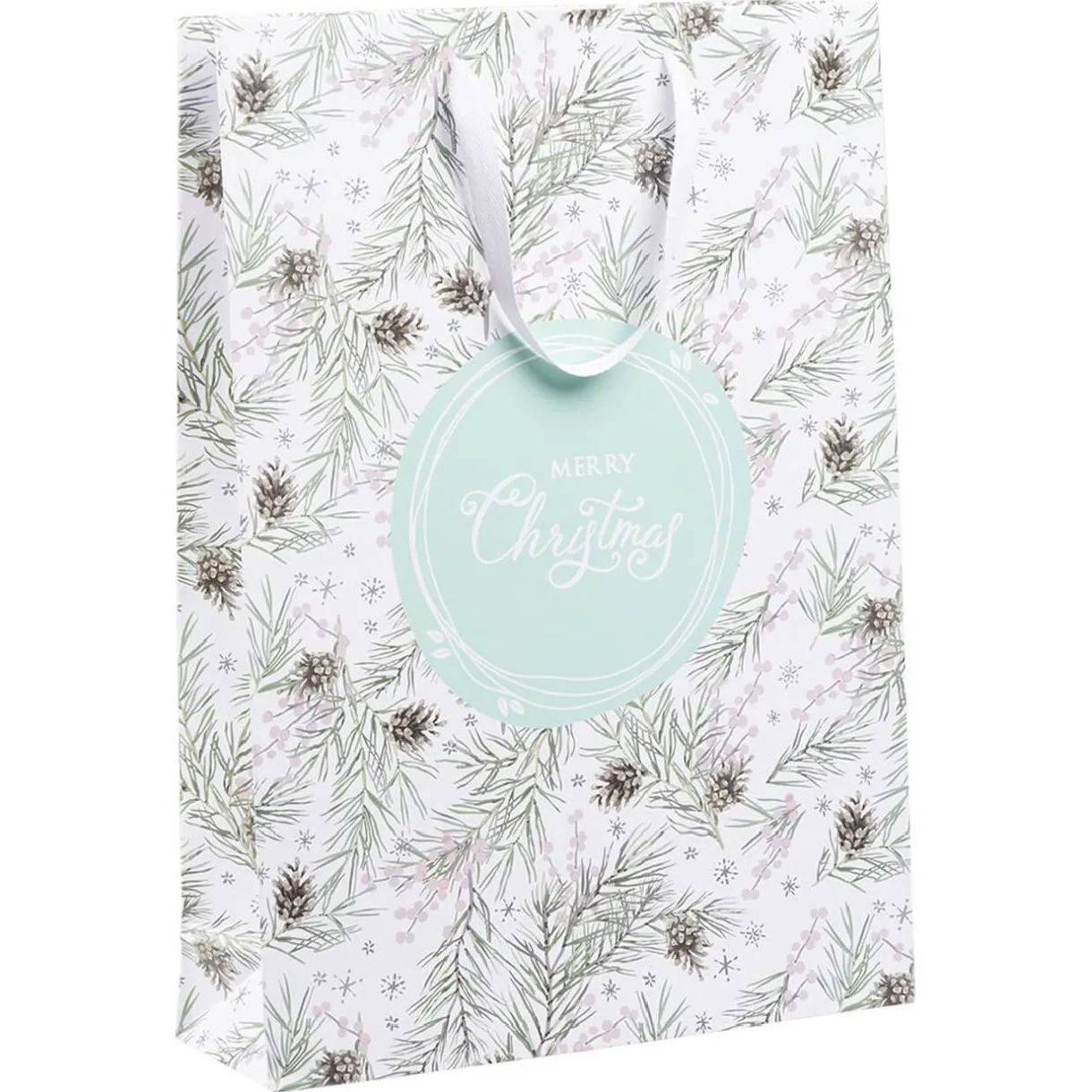 Gifi Sac cadeau Noël motif nature Taille L L33xH46cm^ Loisirs Créatifs Et Emballage Cadeau