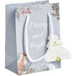 Gifi Sac cadeau Noël motif nature - Taille S^ Loisirs Créatifs Et Emballage Cadeau