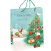 Gifi Sac cadeau Noël motif Sapin^ Loisirs Créatifs Et Emballage Cadeau