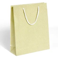 Gifi Sac cadeau Noël motif sapin ou uni doré pailleté - Taille M^ Loisirs Créatifs Et Emballage Cadeau