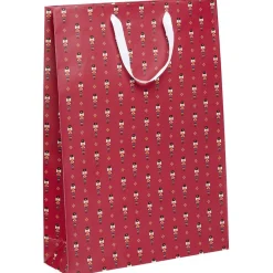 Gifi Sac cadeau Noël motif traditionnel Taille L L33x46cm^ Loisirs Créatifs Et Emballage Cadeau
