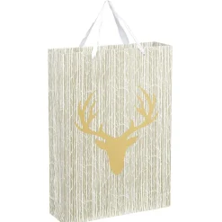 Gifi Sac cadeau Noël Nature L46X33 cm^ Loisirs Créatifs Et Emballage Cadeau