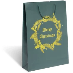 Gifi Sac cadeau Noël rouge ou vert - Taille L^ Loisirs Créatifs Et Emballage Cadeau