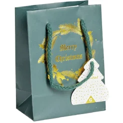 Gifi Sac cadeau Noël rouge ou vert -Taille S^ Loisirs Créatifs Et Emballage Cadeau