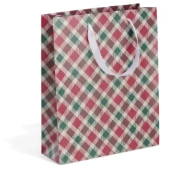 Gifi Sac cadeau Noël taille M motif traditionnel^ Loisirs Créatifs Et Emballage Cadeau