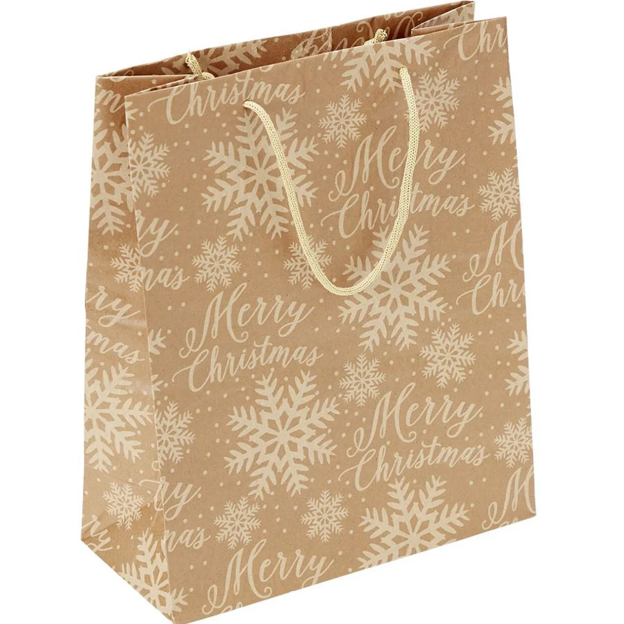 Gifi Sac cadeau papier recyclé certifié FSC® imprimé marron Taille L^ Loisirs Créatifs Et Emballage Cadeau