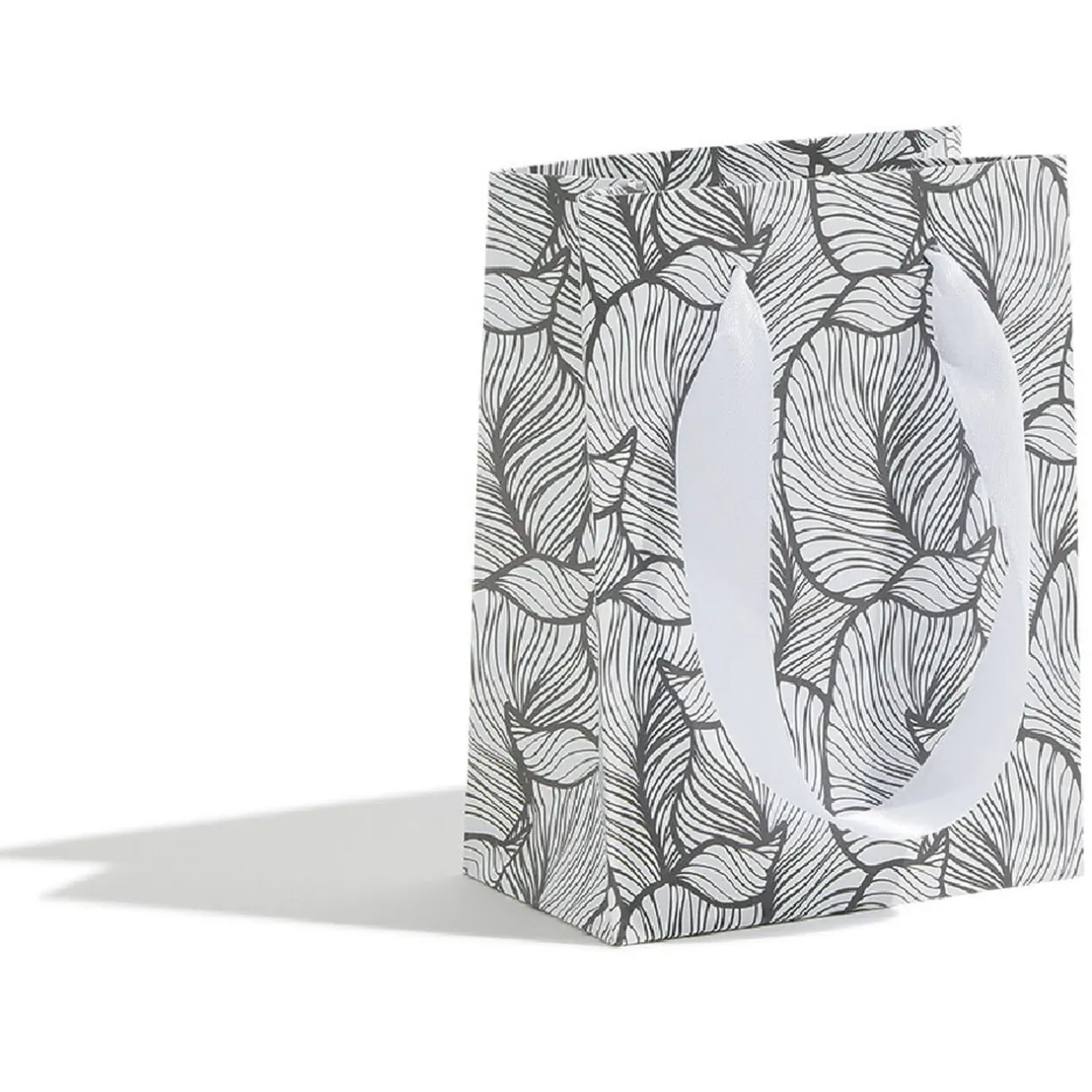 Gifi Sac cadeau petit format motif feuillage^ Loisirs Créatifs Et Emballage Cadeau