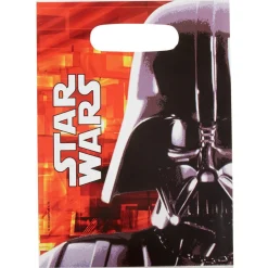 Gifi Sac cadeau plastique anniversaire Star Wars x6^ Loisirs Créatifs Et Emballage Cadeau