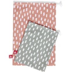 Gifi Sac cadeau réutilisable en coton x2 - 15x20cm et 20x30cm^ Loisirs Créatifs Et Emballage Cadeau
