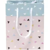 Gifi Sac cadeau Terrazzo petit modèle motif triangles multicolores^ Loisirs Créatifs Et Emballage Cadeau