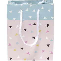 Gifi Sac cadeau Terrazzo petit modèle motif triangles multicolores^ Loisirs Créatifs Et Emballage Cadeau