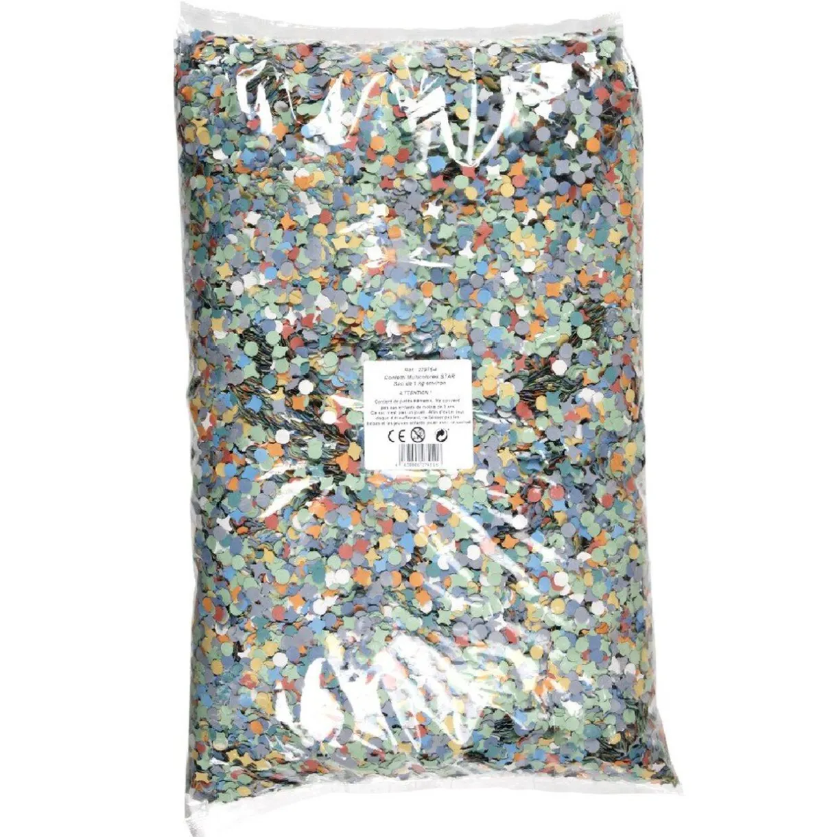 Best Gifi Sac de confettis multicolores