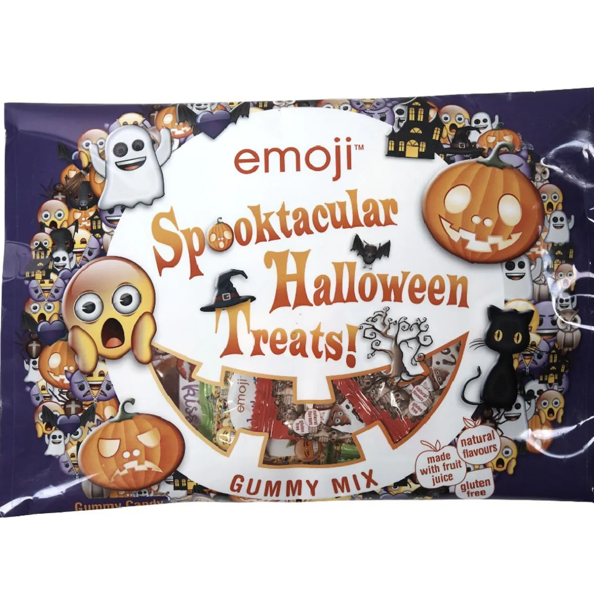 Online Gifi Sachet de bonbons Halloween party mix Emoji 400g