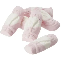 Outlet Gifi Sachet de guimauves en forme de Père Noël rose et blanc