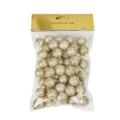 Sale Gifi Sachet de minis boules dorées Noël