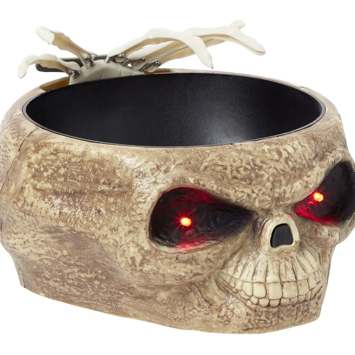 Discount Gifi Saladier à bonbons Halloween squelette animé lumineux sonore