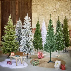 Clearance Gifi Sapin artificiel enneigé lumineux 930 branches Ø119xH180cm