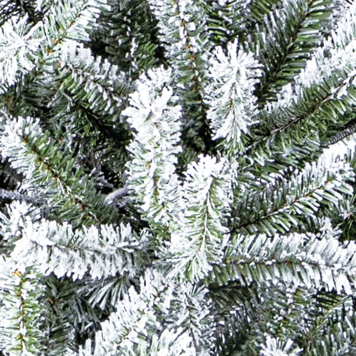 Outlet Gifi Sapin artificiel enneigé pied métal 930 branches Ø119xH180cm