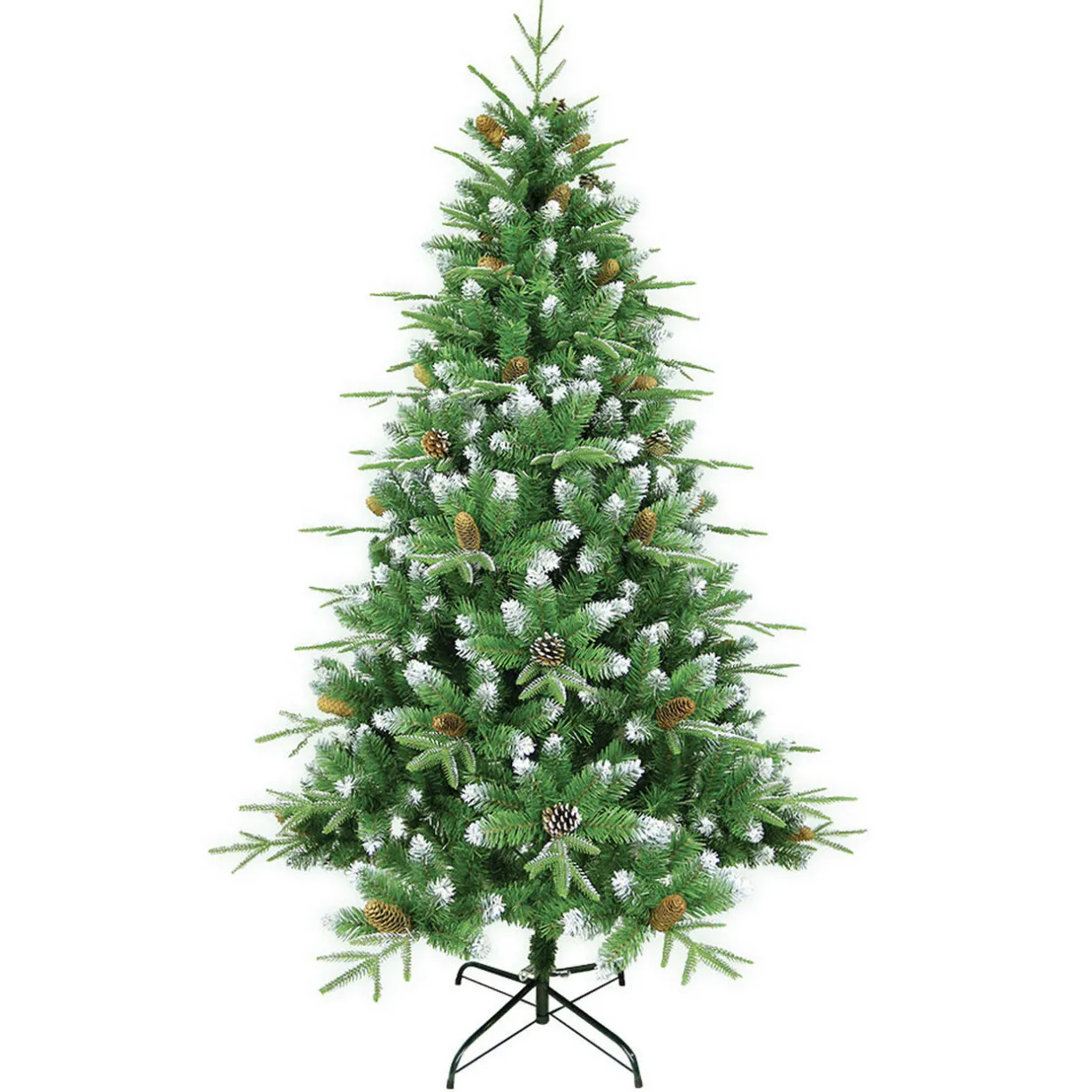 Best Gifi Sapin artificiel neige et pin H180cm vert