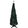 Online Gifi Sapin artificiel pliable lumineux 250LED multicolore pied plastique Ø45xH150cm