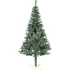 New Gifi Sapin artificiel vert 400 branches pied bois Ø100xH180cm