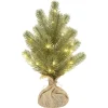 Online Gifi Sapin artificiel vert lumineux 30 MicroLED blanc chaud H35 cm