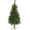 Best Gifi Sapin artificiel vert pied en bois 288 branches Ø78xH150cm