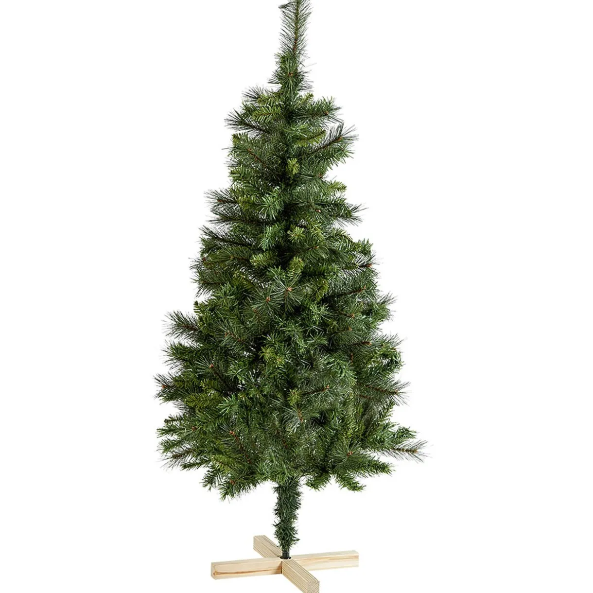 Best Gifi Sapin artificiel vert pied en bois 288 branches Ø78xH150cm