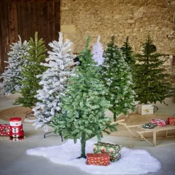 Sale Gifi Sapin artificiel vert pied en bois 474 branches Ø92xH180cm