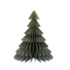Gifi Sapin 3D à poser en papier certifié FSC® vert et doré H21,5cm^ Décoration Sapin
