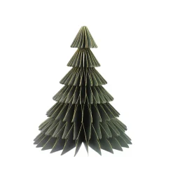 Gifi Sapin 3D à poser en papier certifié FSC® vert et doré H21,5cm^ Décoration Sapin