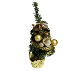 Discount Gifi Sapin décor doré H36cm