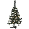 Best Gifi Sapin décoré lumineux blanc et argenté 20 LED