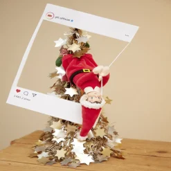 Outlet Gifi Sapin de Noël à poser avec étoiles H38cm - 3 modèles