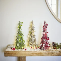 Outlet Gifi Sapin de Noël à poser avec étoiles H38cm - 3 modèles