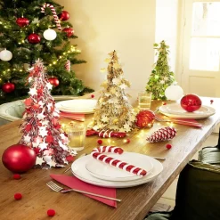 Outlet Gifi Sapin de Noël à poser avec étoiles H38cm - 3 modèles