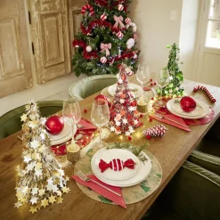 Outlet Gifi Sapin de Noël à poser avec étoiles H38cm - 3 modèles