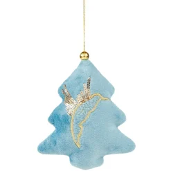 Gifi Sapin de Noël à suspendre motif oiseau^ Décoration Sapin