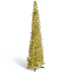 Best Gifi Sapin de Noël artificiel POP UP doré Ø30xH120cm