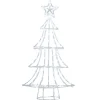 Gifi Sapin de Noël lumineux blanc 1,5 m^ Décoration Extérieure De Noël